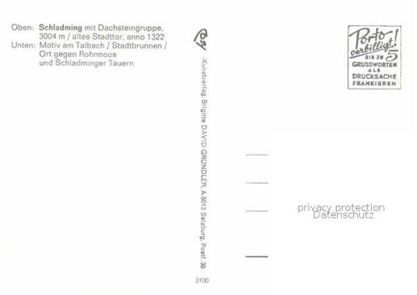 Schladming Obersteiermark Dachsteingruppe alts Stadttor Talbach S – Bild 2