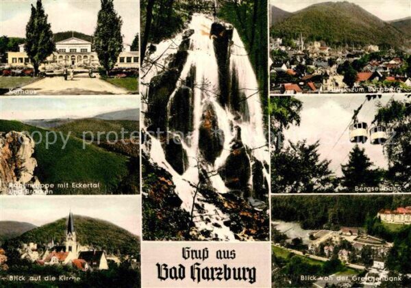 Bad Harzburg Luftseilbahn Kirche Rabenkuppe Wasserfa