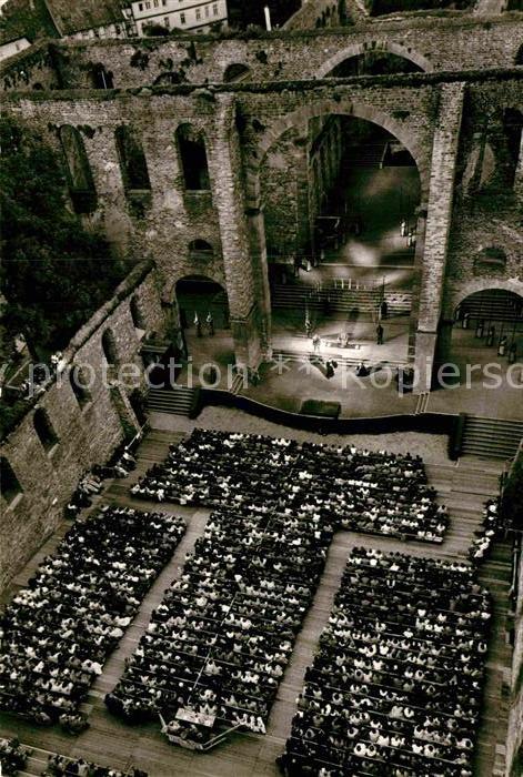 Bad Hersfeld Stiftsruine Festspiele Bühne Zuschauerr