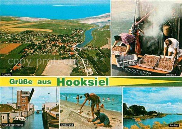 Hooksiel Nordseebad Hafen Strand Neue Seeschleuse Fliegerau
