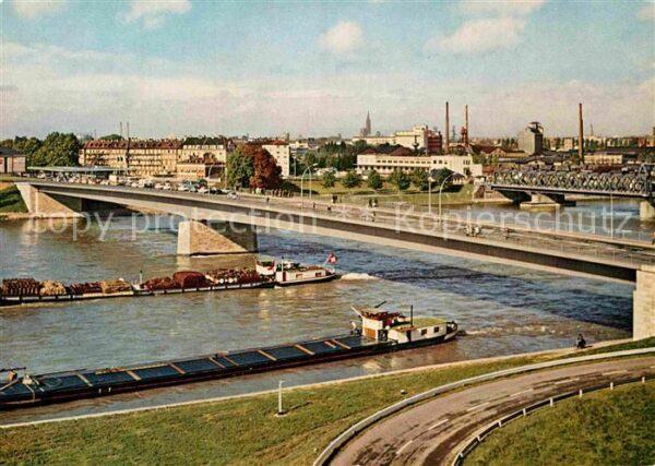 Kehl Rhein Europa-Brücke Kehl Strassburg