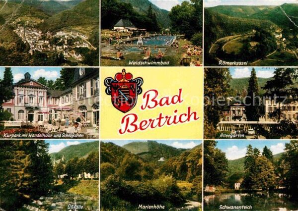 Bad Bertrich Römerkessel Schlösschen Marienhöhe Alle