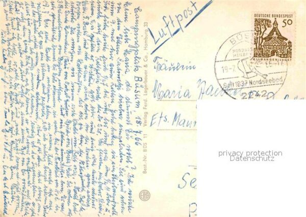 Buesum Nordseebad Seehunde Alleestrasse Fischerflotte Haf – Bild 2