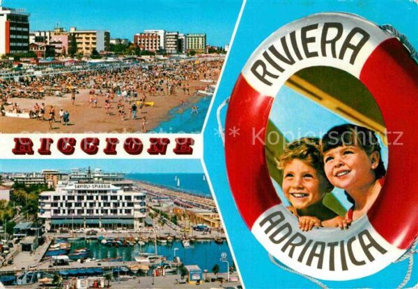 Riccione Strand Kind Savioli-Spiaggia