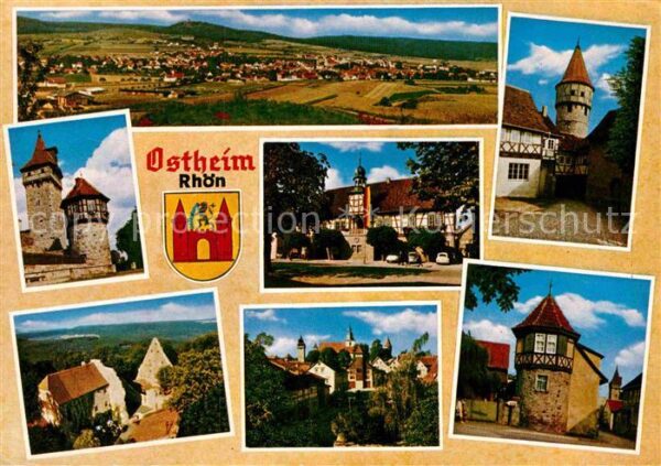 Ostheim Rhoen Lichtenburg Kirchenburg Rathaus Wehrtur