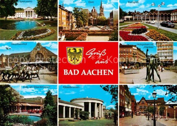 Bad Aachen Hauptbahnhof Elisenbrunnen Dom Eurogres