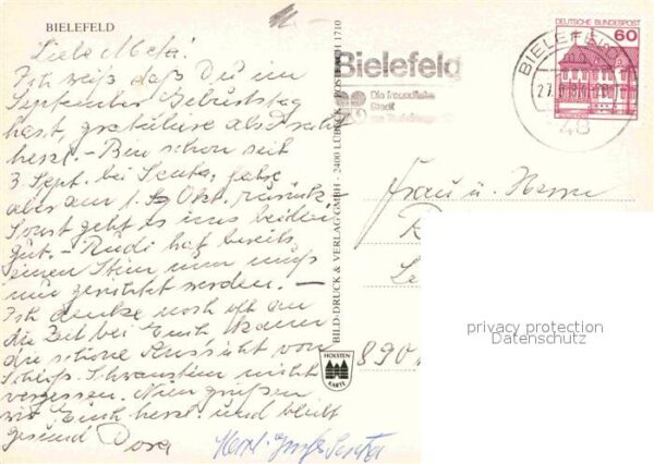 Bielefeld Turm Gebäude Strassenansicht Esel – Bild 2
