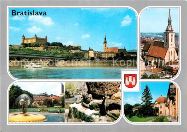 Bratislava Pressburg Pozsony Hrad Goticky dom Fontana Medickej zahra