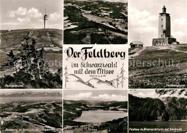 Feldberg Schwarzwald Feldbergturm Titisee Fernsehturm