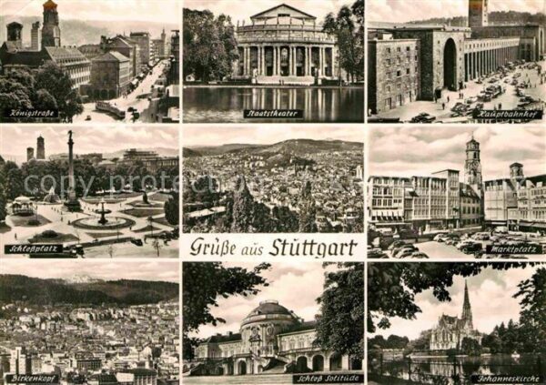 Stuttgart Marktplatz Hauptbahnhof Schlossplatz So