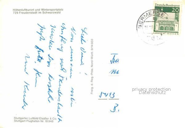 Freudenstadt Fliegeraufnahme – Bild 2