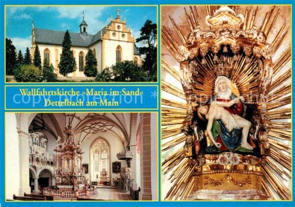 Dettelbach Wallfahrtskirche Maria im Sand Gnadenbi