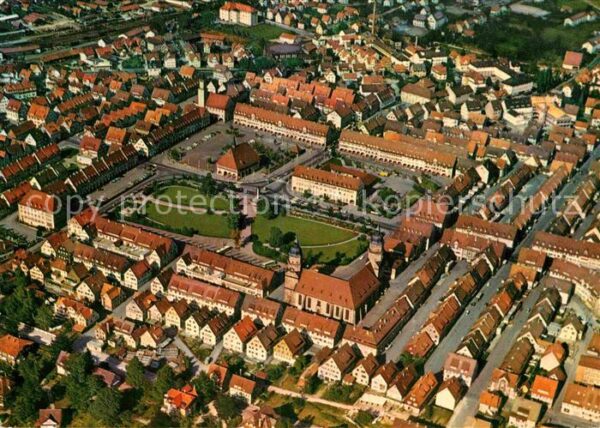 Freudenstadt Marktplatz Fliegeraufnahme