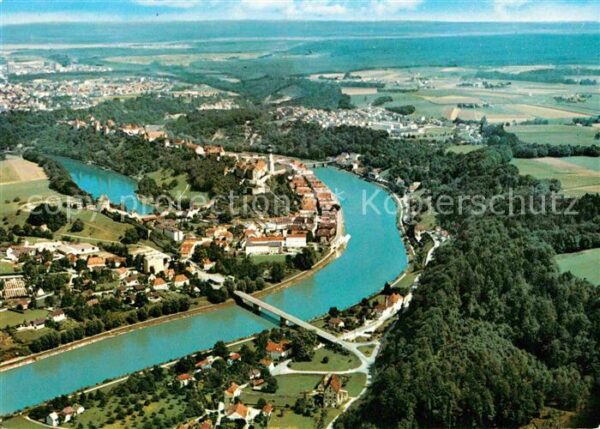 Burghausen Salzach Fliegeraufnahme