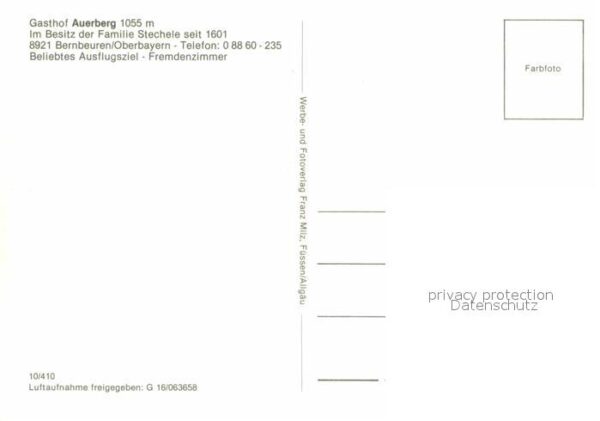 Bernbeuren Gasthof Auerberg – Bild 2
