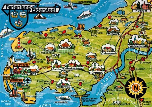 Eiderstedt Friedrichstadt Tönning Husum