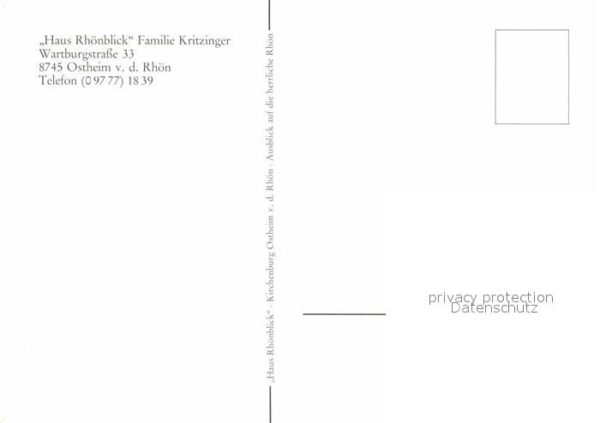 Ostheim Rhoen Haus Rhönblick – Bild 2