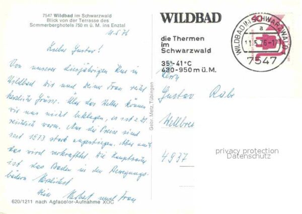 Wildbad Schwarzwald Sommerberghotel Enztal – Bild 2