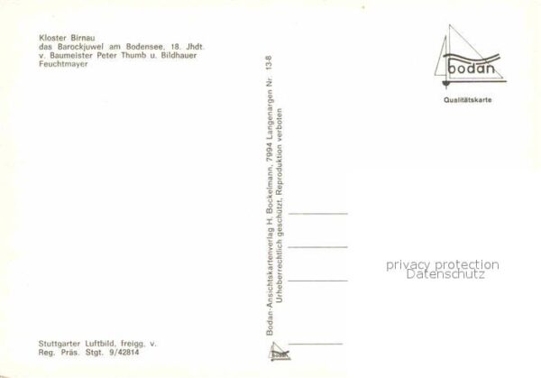 Uhldingen-Muehlhofen Kloster Birnau Fliegeraufnahme – Bild 2