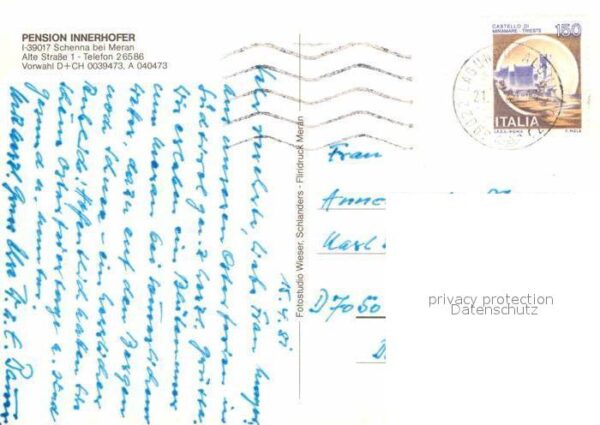 Schenna Meran Pension Innerhofer – Bild 2