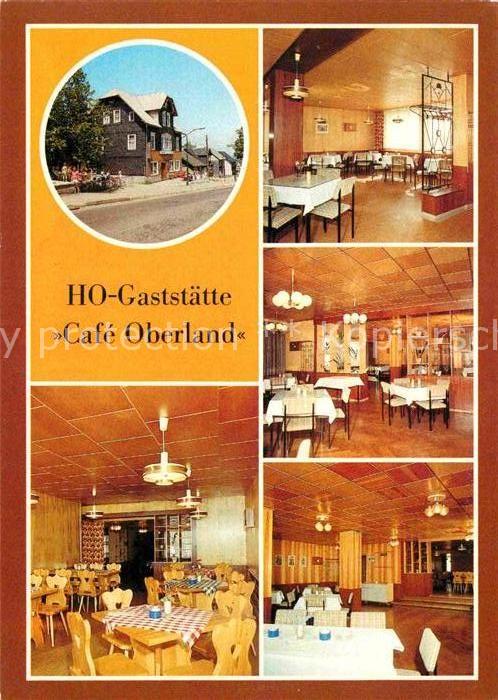 Neuhaus Rennweg HO-Gaststätte Cafe Oberland