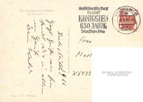 Koenigstein Taunus Institute Fliegeraufnahme – Bild 2