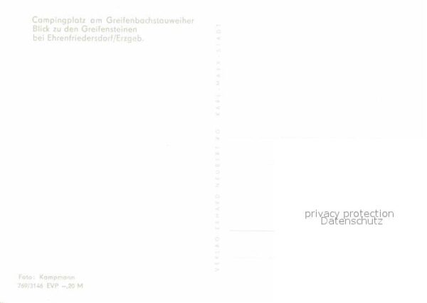 Ehrenfriedersdorf Erzgebirge Campingplat Greifenbachstauweiher Greif – Bild 2