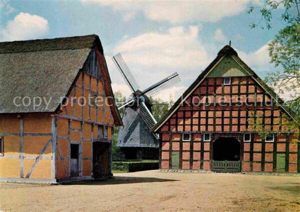 Cloppenburg Haakenhof Kappenwindmühle Speicher