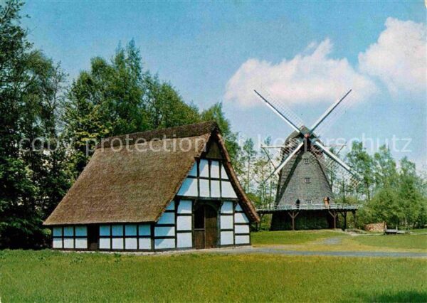 Cloppenburg Kappenwindmühle Müllerhaus