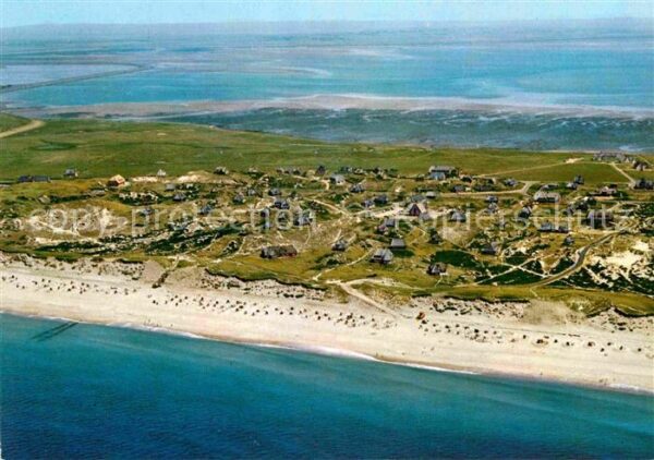 Rantum Sylt Fliegeraufnahme Strand