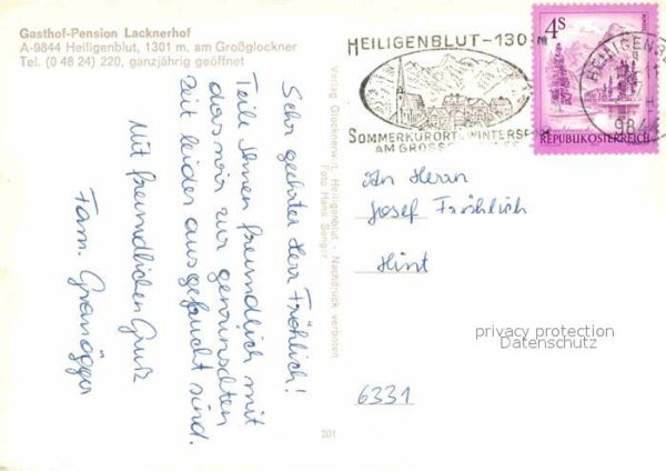 Heiligenblut Kaernten Gasthof Lacknerhof – Bild 2