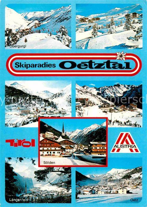 Soelden Oetztal Oetz Längenfeld Obergurgl Vent
