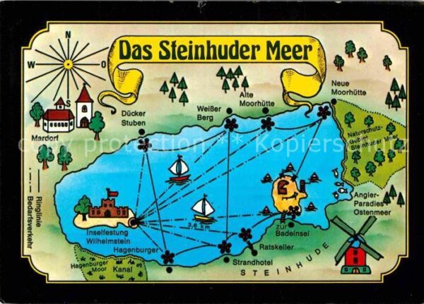 Steinhuder Meer Inselfestung Wilhelmstein Hagenburger W