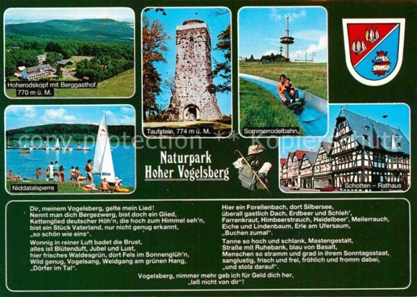 Schotten Hessen Rathaus Sommerrodelbahn Taufstein Hoher