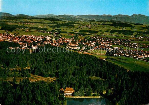 Lindenberg Allgaeu Fliegeraufnahme
