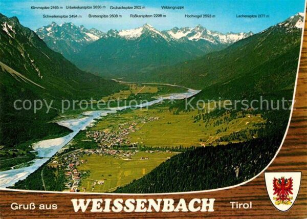 Weissenbach Lech Hochvogel Grubachspitze Lachenspitze