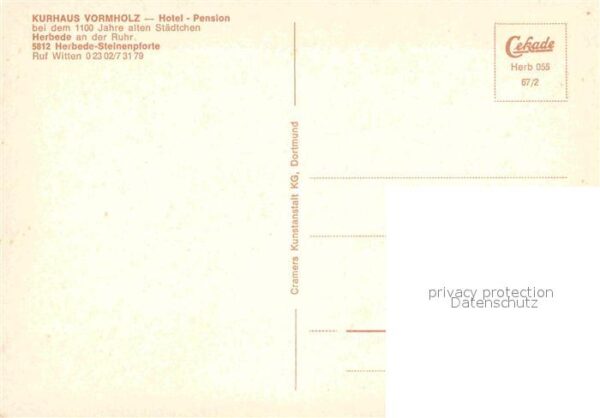 Herbede Kurhaus Vormholz Hotel Pension – Bild 2