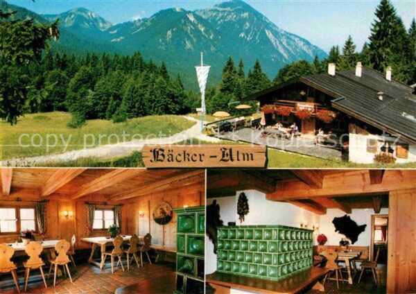Rottach-Egern Berggasthof Bäcker-Alm