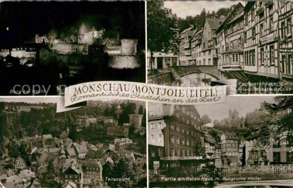Monschau Burg Fachwerkhäuser Friedrich-Wilhelm B