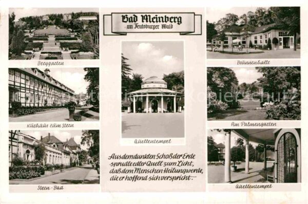 Bad Meinberg Quellentempel Plamengarten Kurhaus zum