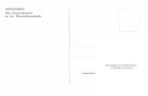 Augsburg Fuggerhäuser Maximilianstrasse – Bild 2
