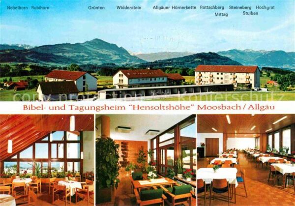 Moosbach Sulzberg Bibel- Tagungsheim Hensoltshöhe Widders