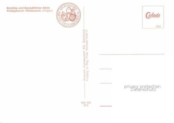 Ottobeuren Basilika Benediktiner-Abtei Fliegeraufn – Bild 2