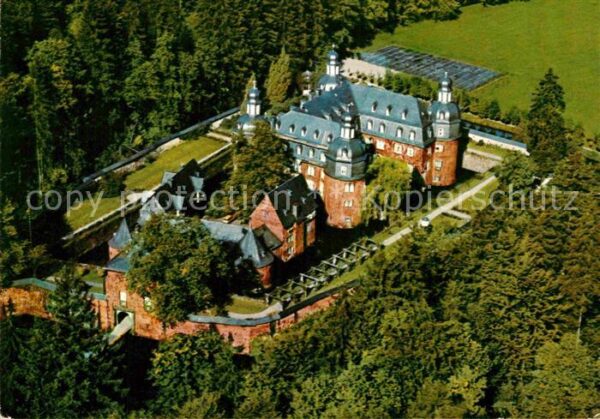 Friesenhagen Schloss Crottorf Fliegeraufnahme