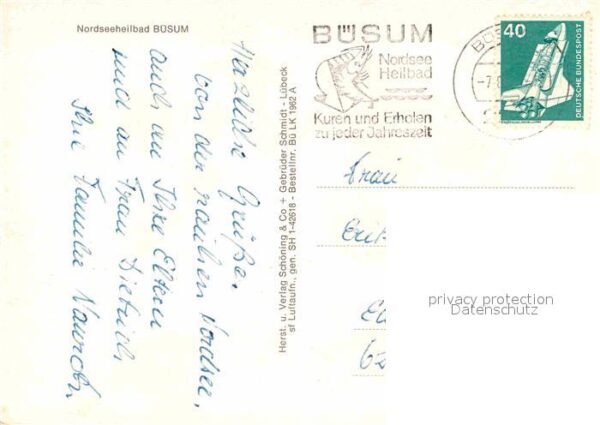 Buesum Nordseebad Fliegeraufnahme – Bild 2