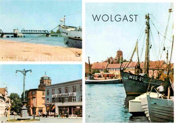 Wolgast Mecklenburg-Vorpommern Dampferanlegestelle Platz der Jugend Ha
