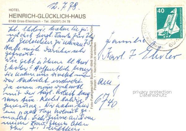 Ellenbach Odenwald Hotel Heinrich-Glücklich-Haus – Bild 2