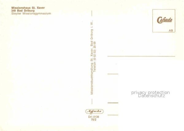 Bad Driburg Missionshaus St. Xaver Steyler Missions – Bild 2