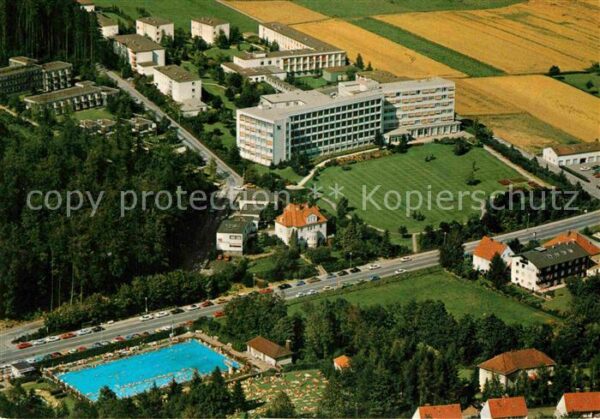 Bad Driburg Fliegeraufnahme Freibad Kurklinik Berli