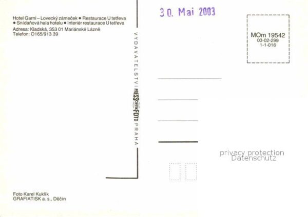 Marianske Lazne Hotel Kladska – Bild 2
